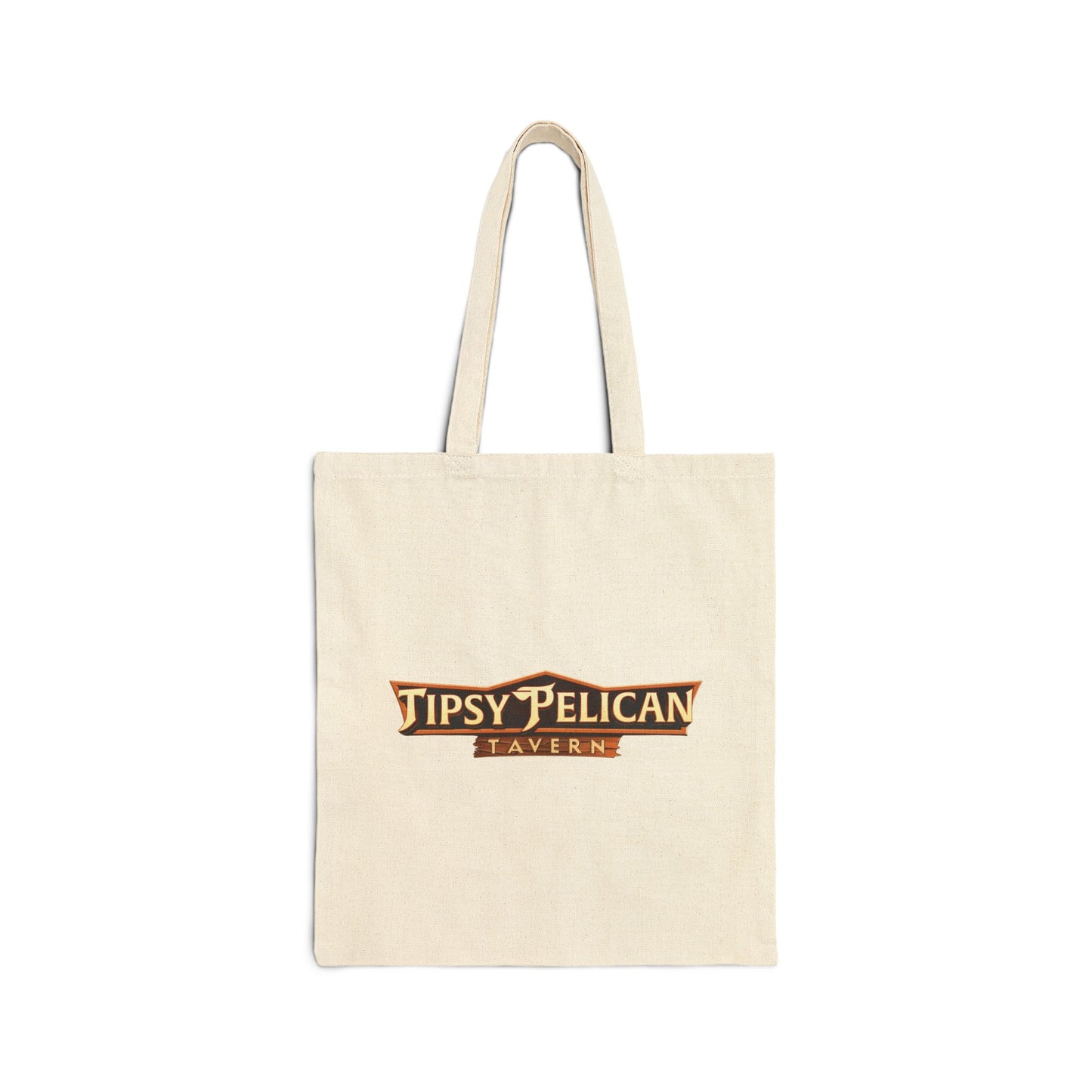 Tipsy Pelican Tavern Cotton Canvas Tote Bag