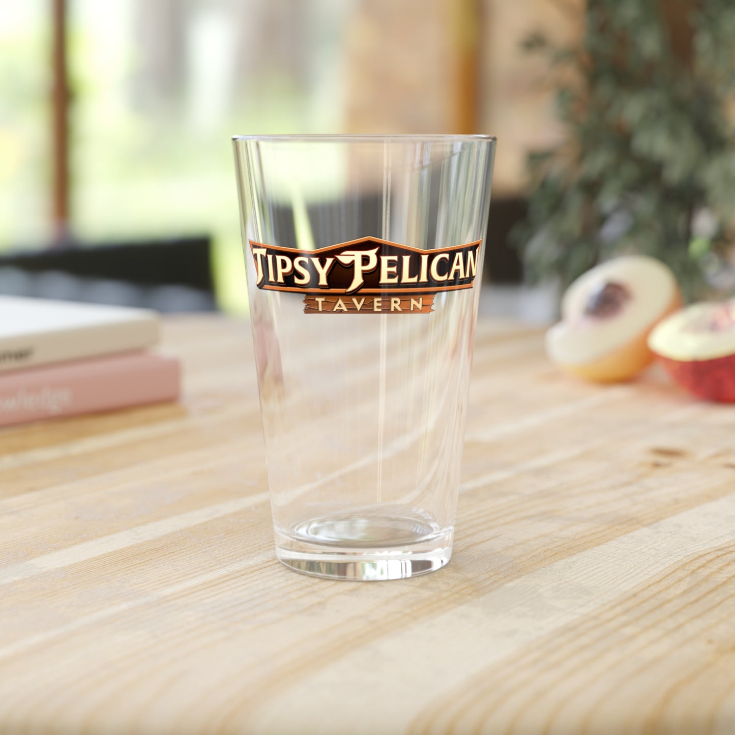 Tipsy Pelican Tavern Pint Glass